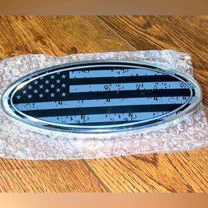 Ford Truck / American Flag 9” Emblem Replacement: See Description For Fitment